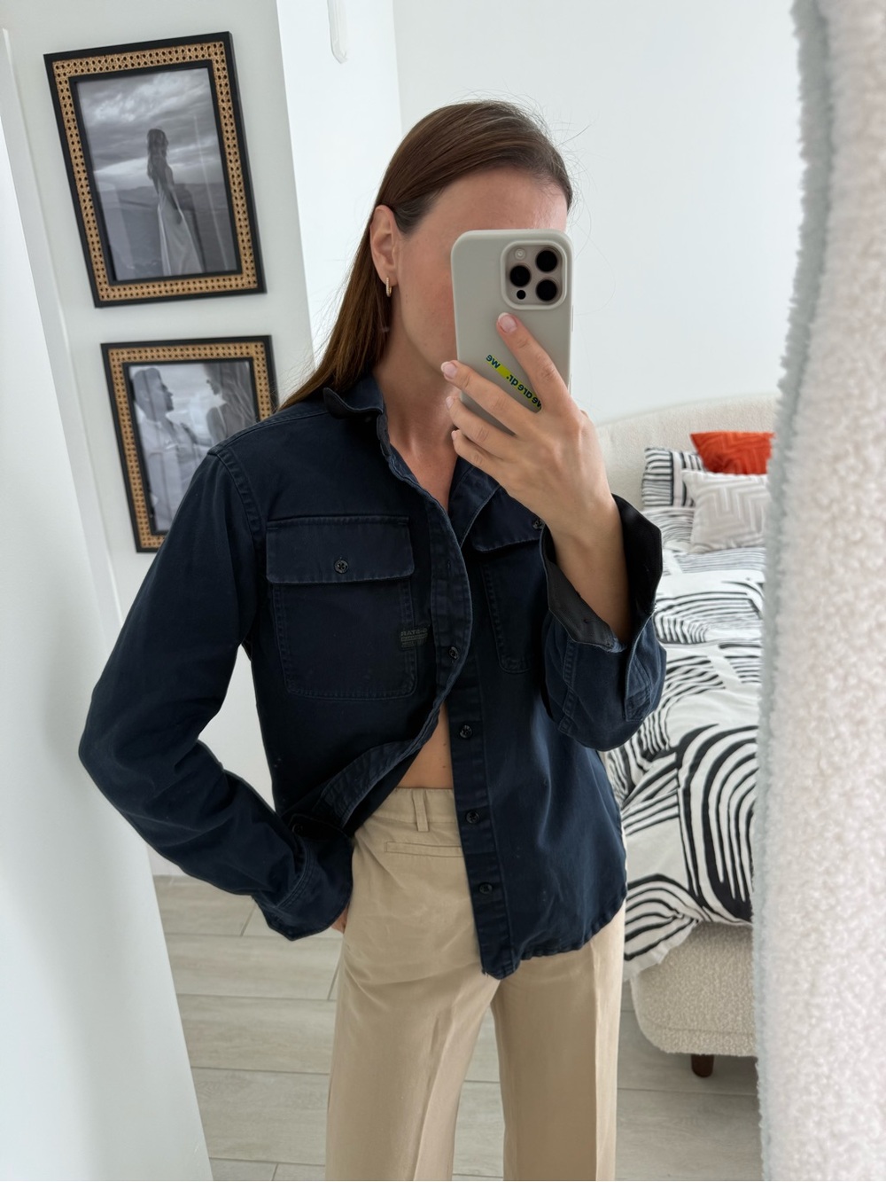 G-Star Raw Black Button-Up Shirt Jacket - Picture 3 of 15
